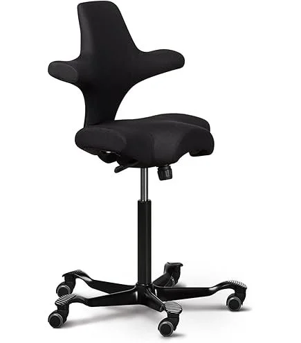 HÅG Capisco saddle-style office chair used in the JRE studio